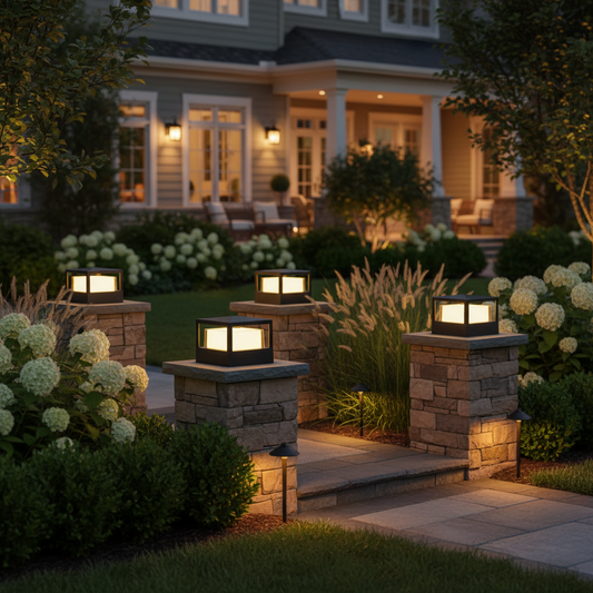 Industrial Outdoor Landscape Light – Waterproof Aluminum Cylinder LED Lawn Fixture