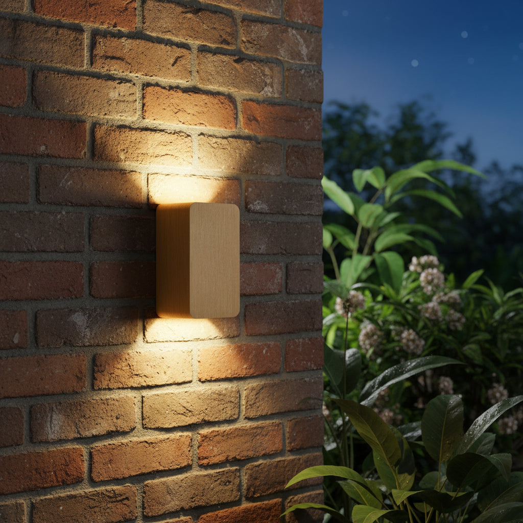 Nordic Rectangular LED Wall Sconce 2-Light – Flat Panel Minimalist Wall Light